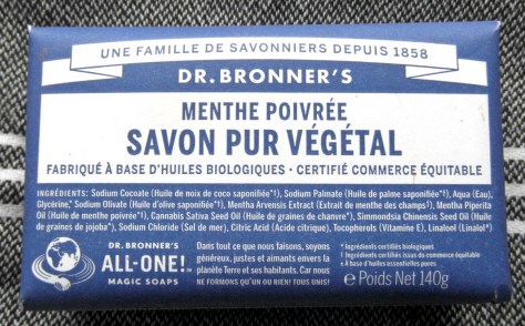 BVS bronner mint soap front wrap